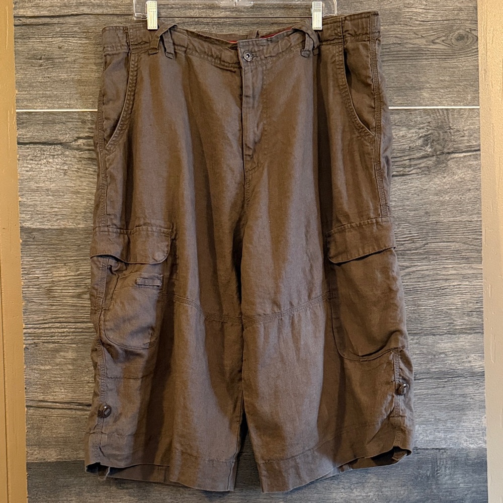 RARE Vintage Air Jordan Linen Cargo Shorts- Size 38 Tall